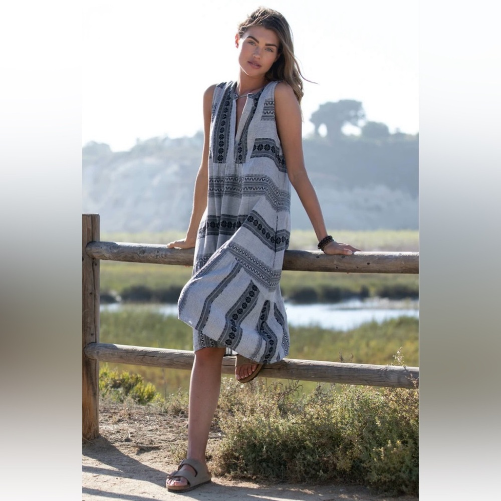 Dylan by True Grit Casa Jacquard Dress Sz M